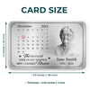 Personalised Photo Memorial Wallet Card – “Always By Our Side, Even If Unseen” – Sympathy Gift for Family