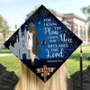 Personalised Graduation Cap - Meaningful Memorial or Graduation Gift - We're Strong Because He Is Within