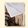 Personalised Blanket - Book Lover Gifts For Readers, Bookworms - Just A Girl Who Loves Books