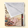 Personalised Blanket - Book Lover Gifts For Readers, Bookworms - Books, Blankets, and Me