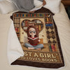 Personalised Blanket - Book Lover Gifts For Readers, Bookworms - For Cosy Reading Moments