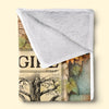 Personalised Blanket - Book Lover Gifts For Readers, Bookworms - Get Lost In Stories