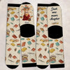Personalised Crew Socks - Bookish Gifts For Book Lovers, Bookworms, Readers - Dreaming In Chapters