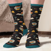 Personalised Crew Socks - Bookish Gifts For Book Lovers, Bookworms, Readers - Tea, Books, Repeat