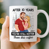 Personalised 3D Inflated Effect Mug - Anniversary Wedding Gifts For Couple - Side By Side Feels Easy