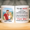 Personalised Mug - Anniversary Wedding Gifts For Couple - Us Just Makes Sense