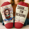 Personalised Crew Socks - Bookish Gifts For Book Lovers, Bookworms, Readers - Bookmark My Heart
