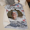 Personalised Photo Blanket - Meaningful Memorial Sympathy Gifts - Your Love Still Surrounds Me