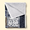 Personalised Photo Blanket - Meaningful Memorial Sympathy Gifts – The Light of Your Love Guides Me