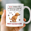 Personalised 3D Inflated Effect Mug – Mother's Day Birthday Gifts For Dog Lovers, Cat Owners – Every Poo I Do Is Yours