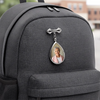 Personalised Teardrop Pin with Photo - Meaningful Memorial or Graduation Gift - With Me Every Step