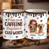 Personalised 3D Inflated Effect Mug – Gifts For Dog Lovers – Running On Caffeine And Dog Hair