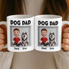 Personalised 3D Inflated Effect Mug – Birthday Gifts For Dog Lovers, Dog Dad & Mum – Love Starts With A Wag