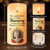 Personalised LED Candle with Photo - Meaningful Memorial Gift - Your Memory, My Endless Love