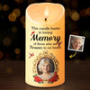 Personalised LED Candle with Photo - Meaningful Memorial Gift - Your Memory, My Endless Love