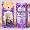 Personalised LED Candle with Photo - Meaningful Memorial Gift - Always Loved Never Forgotten
