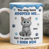 Personalised 3D Inflated Effect Mug – Birthday Gifts For Cat Lovers, Cat Dad & Mum – Your Tiny Furry Boss