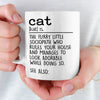 Personalised Mug – Gifts For Cat Lovers, Cat Dad – Chaos With Fur