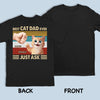 Personalised Unisex T-Shirt, Hoodie – Father’s Day Gift for Cat Lovers, Cat Mom And Dad – Best Cat Dad Ever