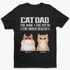 Personalised Unisex T-Shirt, Hoodie – Father’s Day Gift for Cat Lovers, Cat Dad – The Snack Dealer