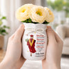 Personalised Ribbon Flower Vase - Meaningful Graduation Gift - The Tassel Was Worth The Hustle