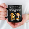 Personalised Black Mug - Gift For Dog Dad & Mom, Dog Lovers - Thanks For Picking Up My Poo