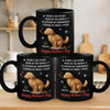 Personalised Black Mug - Mother's Day Gifts For Dog Mom, Dog Lovers - Thanks For My Poo Duty