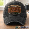 Personalised Vintage Washed Denim Cap - Gifts For Dad, Grandpa – Cheers To The Man Who Does It All