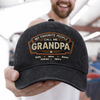 Personalised Vintage Washed Denim Cap - Gifts For Dad, Grandpa – Everyday Hero Called Dad