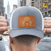 Personalised Leather Patch Hat – Father's Day Gifts For Dad, Grandpa – Grandpa Knows Best Always