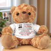 Personalised Teddy Bear Plush with Photo – Meaningful Memorial or Graduation Gift – A Gentle Hug From Heaven