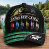Custom Cap - Personalised Father's Day Fishing Gifts For Fisherman, Dad, Grandpa - My Best Catch Ever