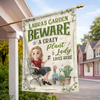 Custom Flag - Personalized Birthday Garden Gifts For Gardeners - Bloom Where You Are Planted