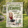 Custom Flag - Personalized Birthday Garden Gifts For Gardeners - Bloom Where You Are Planted