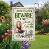 Custom Flag - Personalized Birthday Garden Gifts For Gardeners - Bloom Where You Are Planted