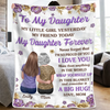 Personalised Blanket - Birthday Gifts For Daughter - Forever Proud To Call You My Daughter