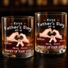 Personalised Whisky Glass – Father's Day Gift for New Dad – New Dad, Big Journey
