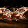 Personalised Whisky Glass – Father's Day Gift for New Dad – New Dad, Big Journey