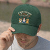 Personalised Vintage Washed Denim Cap – Gift For Dog Dad – A Bond That Never Breaks