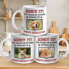 Personalised Photo 3D Inflated Effect Printed Mug - Father's Day Gifts For Dog Dad - Life Is Better With Me