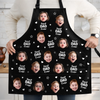 Personalised Photo Apron With Pocket - Father's Day Birthday Gifts For Dad, Grandpa - Loved By Many Hearts