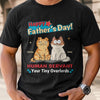 Personalised Unisex T-shirt, Premium T-shirt, Hoodie - Father's Day Gifts For Cat Lovers, Cat Dad - His Little Bosses Run The House
