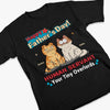 Personalised Unisex T-shirt, Premium T-shirt, Hoodie - Father's Day Gifts For Cat Lovers, Cat Dad - His Little Bosses Run The House