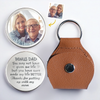 Personalised Photo Pocket Hug Token - Gifts For Dad, Grandpa - You Were Chosen As Dad
