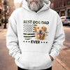 Personalised Unisex T-shirt, Premium T-shirt, Hoodie - Birthday Gifts For Dad, Grandpa, Dog Cat Lovers, Dog Dad - Proud Dog Dad Always