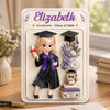 Personalised Action Figure Acrylic Plaque - Meaningful Graduation Gifts - She Believed, She Achieved