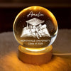 Personalised Crystal Globe Lamp - Meaningful Graduation Gifts - Hard Work Paid Off