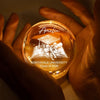 Personalised Crystal Globe Lamp - Meaningful Graduation Gifts - Hard Work Paid Off