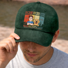 Personalised Vintage Washed Denim Baseball Cap - Father's Day Gifts For Dog Lovers, Dog Dad And Mum - Life’s Better With A Dog Sidekick