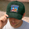Personalised Vintage Washed Denim Baseball Cap - Father's Day Gifts For Dog Lovers, Dog Dad And Mum - Best Friend Has Four Paws